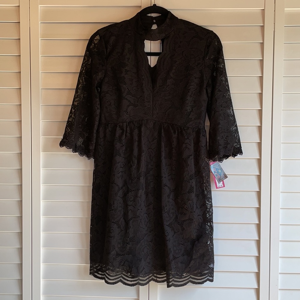 Black lace dress sz Small